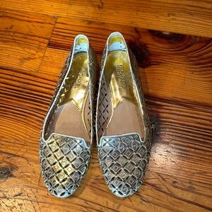 Michael Kors Gold Flats